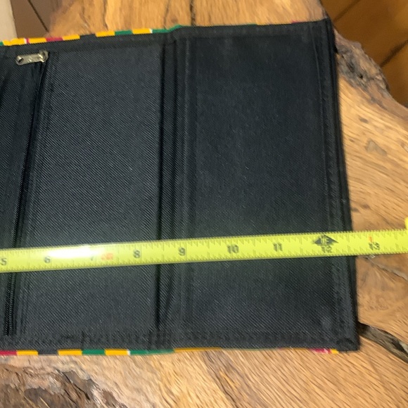 KENTE WEST AFRICA GHANA WALLET CLUTCH BILLFOLD TRIFOLD PASSPORT HOLDER - Picture 4 of 9
